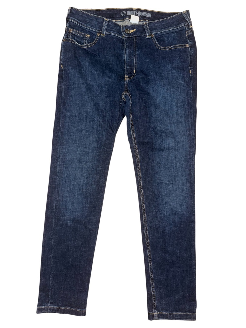 Harley-Davidson Mid Rise Slim Boyfriend Jeans Dark Wash Size 27 Like New